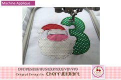 Christmas santa Numbers machine embroidery bundle 1510B Product Image 3