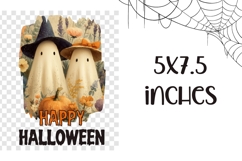 Happy Halloween Towel, Cartoon Halloween Ghosts Towel Product Image 2