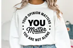 You Matter Svg Design | Svg Cut Files | Shirt Svg Product Image 1