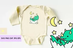 Baby Dinosaur SVG - Dinosaur PNG, Cute Dinosaur Svg Product Image 2