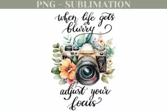 Floral Photo Camera, Vintage Design Png, Camera Illustration Product Image 2