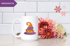 Hand Drawn Halloween Cake Illustration, Halloween Cake PNG Product Image 2