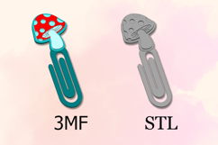 Fly Agaric Mushroom, Paper Clip STL/3MF files for 3D Printin Product Image 2