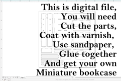 Miniature display cabinet digital file furniture for laser Product Image 2