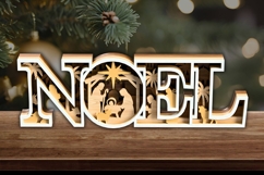 Multilayer Noel Nativity Scene Laser Cut | Glowforge | SVG Product Image 2