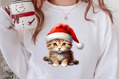 Christmas Farm Animal Peeking Clipart Sublimation Product Image 2