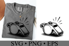 Whistle Svg | Game Day Svg | Sport Svg | Shirt Svg Product Image 3