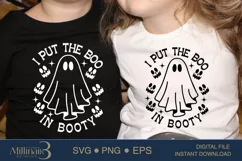 I Put The Boo In Booty SVG PNG Sublimatin |I Put The Boo In Product Image 2