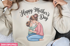 Floral Mama Mom Sublimation PNG Product Image 1