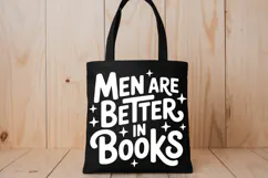 Men Are Better In Books PNG and SVG 10 Colors/Variations Product Image 5
