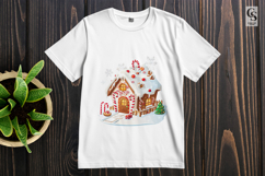 Gingerbread House Clipart Sublimation PNG Product Image 2