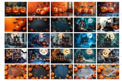 Halloween Backgrounds Bundle, Halloween Mockup Bundle Product Image 2