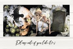 Oil paint Gothic skull design | Sublimation Mug design, JPG Product Image 2