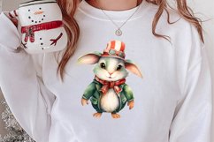 Christmas Farm Animals Sublimation Clipart Product Image 2