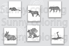 Chinese Zodiac Doodle Coloring book, Antistress coloring set Product Image 2