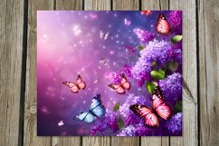 Lilac bush | 4 Skinny tumbler Sublimation designs Product Image 2