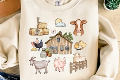 Farm Png, Chicken Png, Farm Animals Png, Farm Life Png Product Image 1