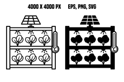 Vertical Indoor Farm Icons Product Image 1
