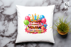 Birthday Cake Clipart PNG Product Image 2