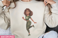 Empowering Black Girl Clipart PNG Product Image 3