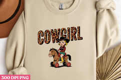 COWGIRL PNG, Pinup Cowgirl Sublimaton PNG Product Image 3