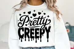 Pretty Creepy Svg | Halloween Svg | Shirt Svg Product Image 1