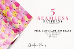 Pink Lemonade Abstract Digital Paper Mini Pack Product Image 2