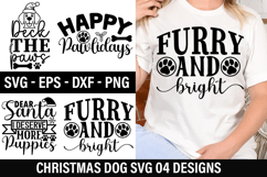 Christmas Dog SVG Design - Dear Santa I Deserve More Puppies Product Image 1