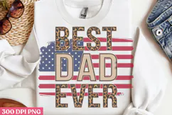 Best Dad Ever PNG, Fathers Day Sublimation PNG Product Image 2