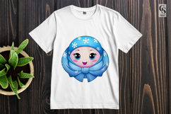 Snowflake Girl Clipart Sublimation PNG Product Image 2