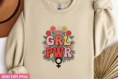 GRL PWR PNG, Girl Power sublimation Product Image 1