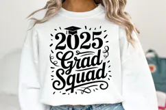 2025 Grad Squad svg | Graduation Svg | Shirt Svg Product Image 2