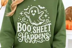 Boo Sheet Happens Svg, Funny Halloween Svg, Funny spooky Svg Product Image 3