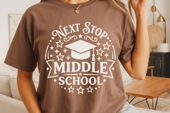Next Stop Middle Grade Svg, Middle School Svg, Graduate Svg. Product Image 3
