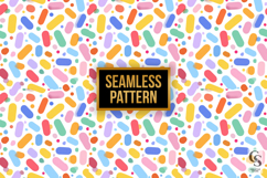 Colorful Candy Shapes Digital Paper Pattern Product Image 2
