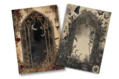 Gothic Arch Junk Journal Pages Product Image 2