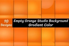 Empty Orange Studio Room Gradient Backgrounds Product Image 1