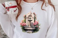 Christmas Castle Clipart Sublimation, Christmas PNG Product Image 2