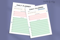 Cute Daily Planner Template | Kawaii Printable &amp; Digital To- Product Image 2