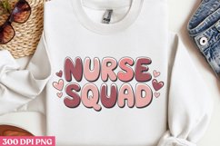 Nurse Squad PNG, Valentine Nurse Sublimation PNG Product Image 1