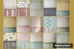 Rustic Floral Digital Paper Product Image 2