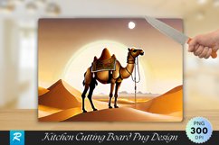 Camel Background Cutting Board sublimation Design Product Image 1
