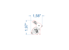 Hare Christmas Pin SVG laser cut files for Glowforge Product Image 2
