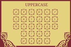 Mandala Tear Monogram | Web Font Product Image 2