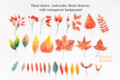Fall watercolor leaves, Autumn florals elements, Leaves png Product Image 2
