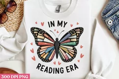 In my reading era PNG, Book Sublimation PNG Product Image 1