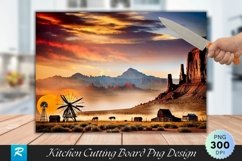 Scenery Cutting Board Sublimation Design Product Image 1