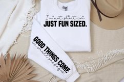 I&#039;m not short i&#039;m just fun sized sleeve SVG PNG Product Image 2