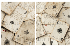 Mixed Media, Grunge, Playing Cards, Papers, Junk Journal Product Image 2