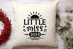 Little miss 2024 SVG, Happy New Year SVG Product Image 2